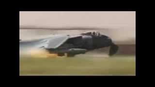 Harrier Crashes At Kandahar Airfield [upl. by Chainey]