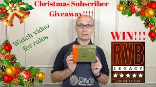 ENDED  Win Target RVB Legacy Darts In Darts Review Channel Subscribers Christmas Giveaway [upl. by Evonne]