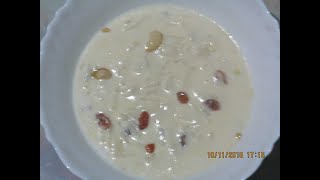 Rice pasta Sweet porridge  Ari Ada Payasam  Chawal Pasta Payesh [upl. by Atinna]