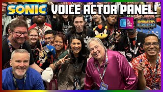 Sonic Voice Actor Panel  Game On Expo 2024  Roger Craig Smith Colleen OShaughnessey amp More [upl. by Pliske]