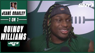 Quincy Williams after Jets big win Our mindset was come out swinging no matter what happens  SNY [upl. by Latrena]