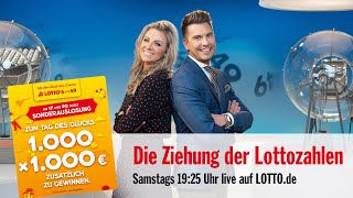 Live  Die Ziehung der Lottozahlen am 20032021 [upl. by Tena]