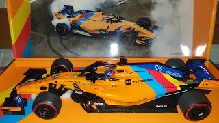 118 Fernando Alonso Almost last race Abu Dhabi GP 2018  Mclaren Renault MCL33  Ck Minichamps [upl. by Windham325]