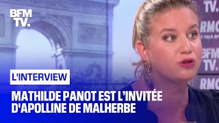 Mathilde Panot face à Apolline de Malherbe en direct [upl. by Kumler]