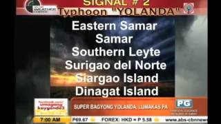 Tacloban folk seek safer ground as Yolanda nears [upl. by Claud935]