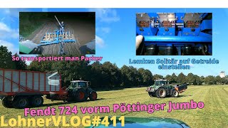 LohnerVLOG411 ISOBUS am FendtONE Dammann I Lemken Solitair auf Getreide einstellen und abdrehen [upl. by Hollyanne]