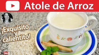 CÓMO HACER ATOLE DE ARROZ  Vicky Receta Facil [upl. by Hakeem715]