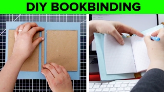 DIY Hard Cover Bookbinding [upl. by Adonis]