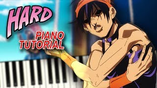 Torture Dance from JoJos Bizarre Adventure Golden Wind  Piano Tutorial [upl. by Yehus]