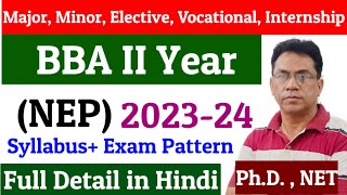 BBA II Year NEP Syllabus BBA 2nd YearNEP Syllabus BBA NEP SyllabusBBA Syllabus [upl. by Sacks572]