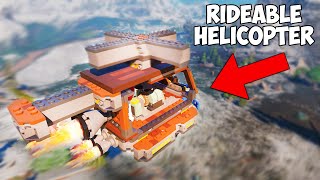 First Rideable HELICOPTER in LEGO Fortnite 🚁 [upl. by Adnwahsat647]