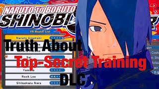 The Truth About TopSecret TrainingNaruto To Boruto  Shinobi Strikers [upl. by Aser]