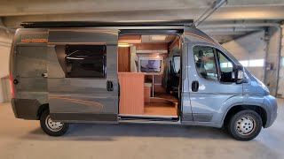 Smallest Luxury Campervan Conversion Can Tow Heavily And Has Roof Rack  Weinsberg CaraBus [upl. by Einaj]