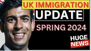 UK IMMIGRATION UPDATES SPRING 2024  DEPENDENT AND SPOUSAL VISA HEALTH AND CARE WORKER VISA [upl. by Llenhoj]