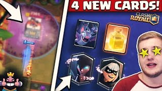 DAS SIND DIE 4 NEUEN KARTEN  WELCHE WIRD DIE STÄRKSTE SEIN  Clash Royale Update Deutsch [upl. by Lette]