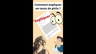 Comment expliquer un texte de philosophie [upl. by Rodmun]