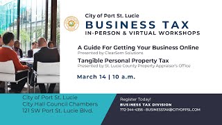 City of PSL  Business Tax Workshop  03142023 [upl. by Sayers314]