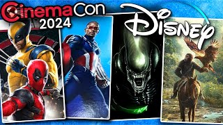 Disney CinemaCon 2024 Marvel Trailers Alien Romulus Deadpool 3 Footage [upl. by Ellenwahs860]