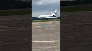 Dassault Falcon 7X N606TJ powers out of Pittsburgh AGC to White Plains HPN avgeek aviation [upl. by Annovoj]