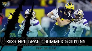 2025 NFL Draft Summer Scouting  Tight Ends [upl. by Morrell]