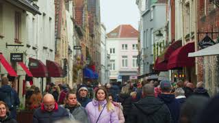 Christmas Market Bruges  Shot on a Sony Fx30 4K [upl. by Hudis]