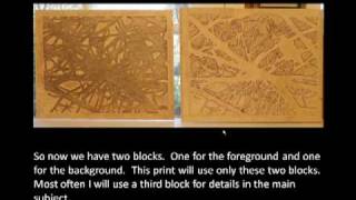 Reduction Woodblock Printing [upl. by Wyatan]