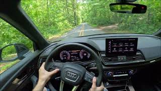 2023 Audi Q5 Sportback  POV Test Drive  060 [upl. by Ylagam]