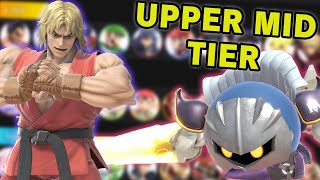 NEW SMASH ULTIMATE TIER LIST UpperMid Tier [upl. by Winsor284]