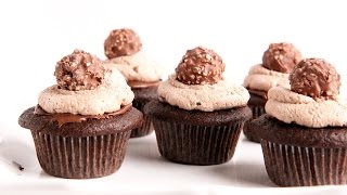 Ferrero Rocher Cupcake Recipe  Laura Vitale  Laura in the Kitchen Episode 952 [upl. by Held]