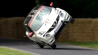 World Record for Fastest Two Wheels Mile Nissan Juke RS Nismo [upl. by Adniram]