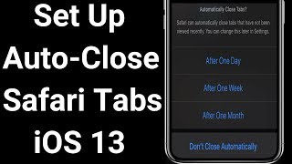 iOS 14How to Automatically close Safari tabs on iPhone and iPad [upl. by Nireil]