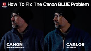 How to FIX the Canon Blue Problem R5C R5 C70 C500 MK2 C300 MK3 [upl. by Anaeco]