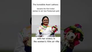 Proud Moment For India  Avani Lekhara 1st Indian Woman Win Two Paralympic Gold Meda 🇮🇳shorts [upl. by Euqirat110]