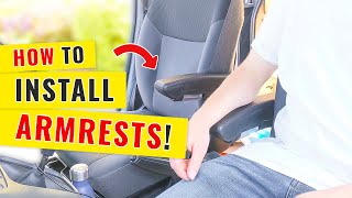 How To Install An Armrest In Your Vehicle  Make Your Drive Extra Comfortable [upl. by Haras]