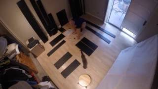 Ikea King Size Brimnes Bed Frame with Storage Headboard Time Lapse [upl. by Boswall]