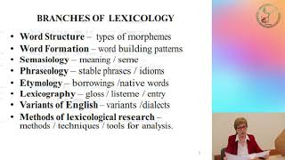 Lexicology as a linguistic subject  ZTTukhtakhodjaeva PhD Associate Professor [upl. by Nelli]