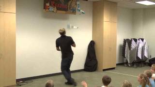 JugglerComedian Jason Huneke performs at the library [upl. by Billi]