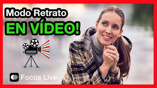 Cómo grabar VÍDEOS en MODO RETRATO CON IPHONE ✅ Focos Live [upl. by Aivata357]