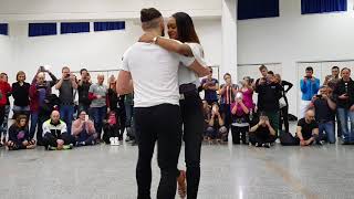 Isabelle amp Felicien  Fusion Kizomba Roma 2018 [upl. by Aynuat]