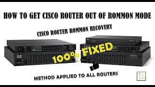 Cisco Router Rommon Recovery GetCiscoOutOfRommon  ITCHAMPX [upl. by Bobinette]