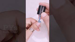 💅🩵 simple nailart design nailart trending youtubeshorts ytshorts shorts shortsviral [upl. by Ahsiem810]