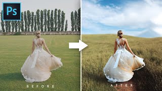 How To Change Background in Photoshop  Photoshop Tutorial [upl. by Symons]