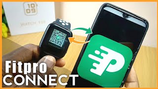 How to CONNECT FitPro Watch To Phone  Install Fitpro App [upl. by Aissej]