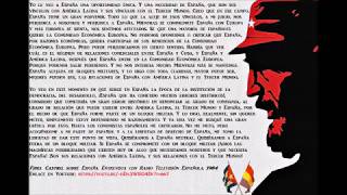 Fidel Castro sobre España [upl. by Bringhurst633]