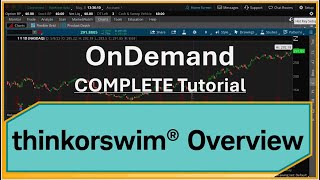 WATCH THIS Thinkorswim OnDemand COMPLETE Tutorial [upl. by Gleda]