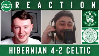 Hibernian 42 Celtic  LIVE Reaction [upl. by Ravo]