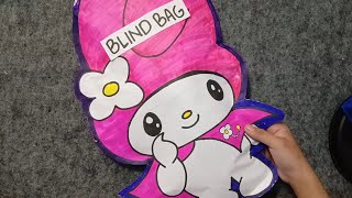 My Melody blind bag opening 😱  💸Paper Diy💸  Asmr [upl. by Cleary651]