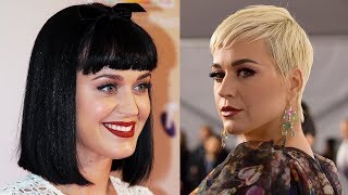 The Evolution of Katy Perrys Changing Hairstyles [upl. by Naval]