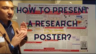 Effective Poster Presentation  How to present a research poster Dr Ahmad Bukhari [upl. by Harper]