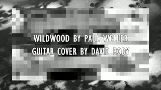 WILDWOOD by PAUL WELLER GUITAR COVER by DAVID BODY [upl. by Nosirrag992]